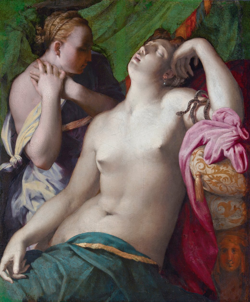 Cleópatra morrendo de Rosso Fiorentino