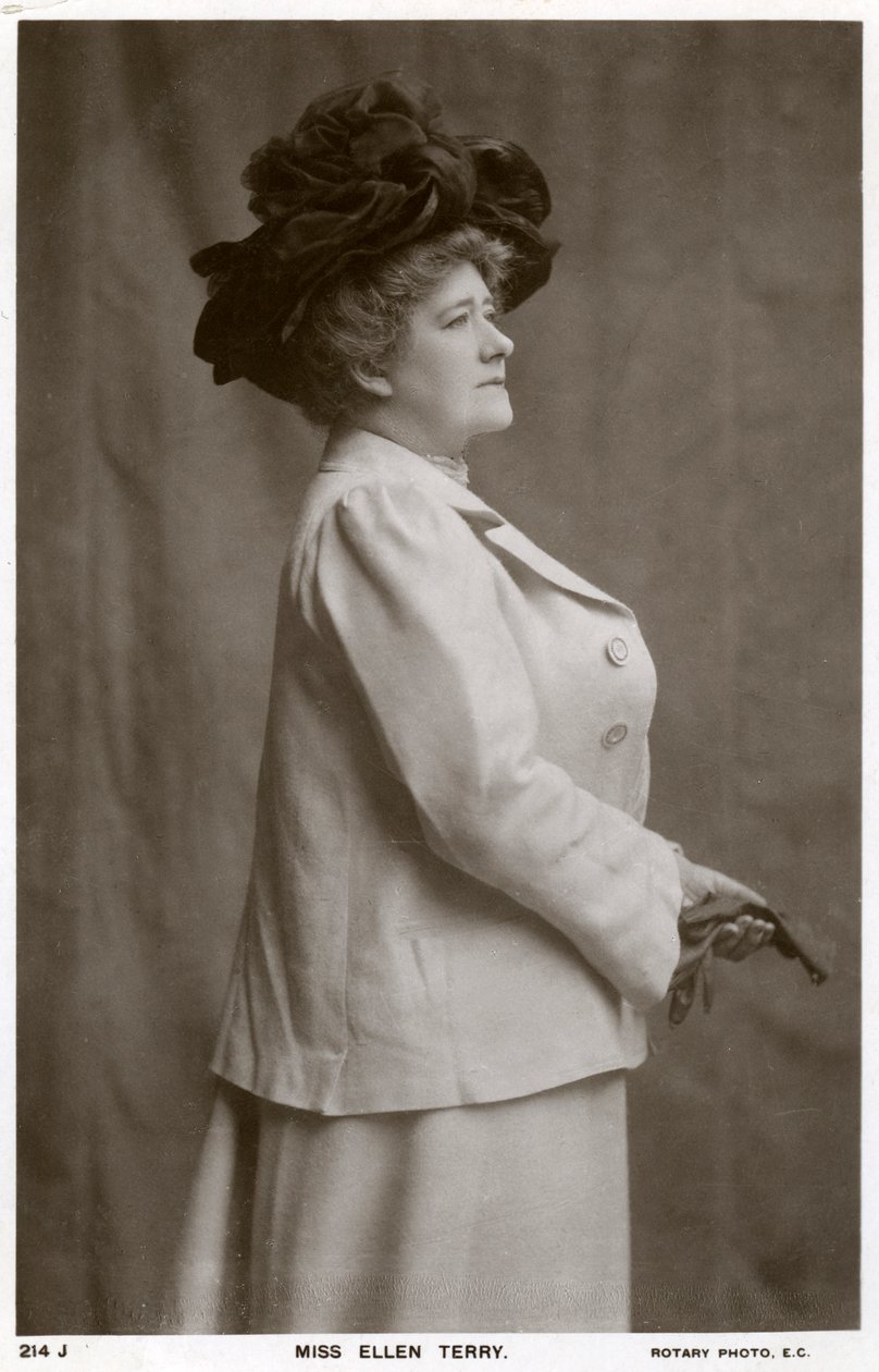 Ellen Terry, atriz britânica, c1900s. de Rotary Photo