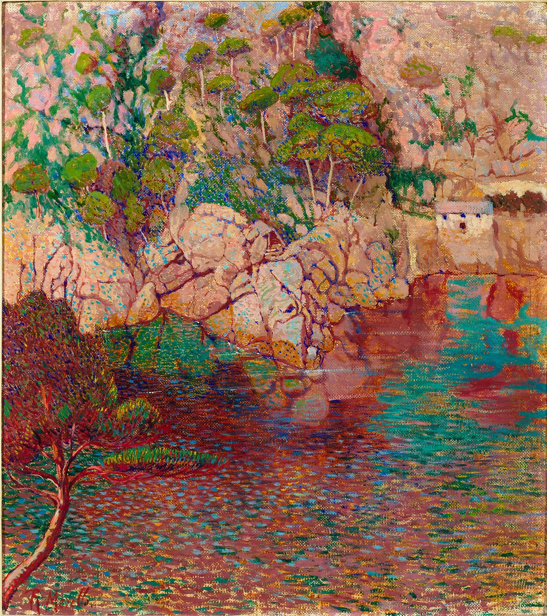 Rochas e mar, c.1910-14 de Rubaldo Merello
