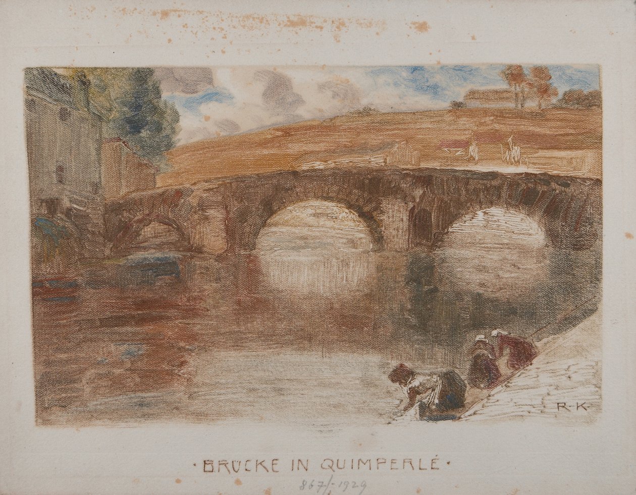 Ponte em Quimperlé I de Rudolf Konopa