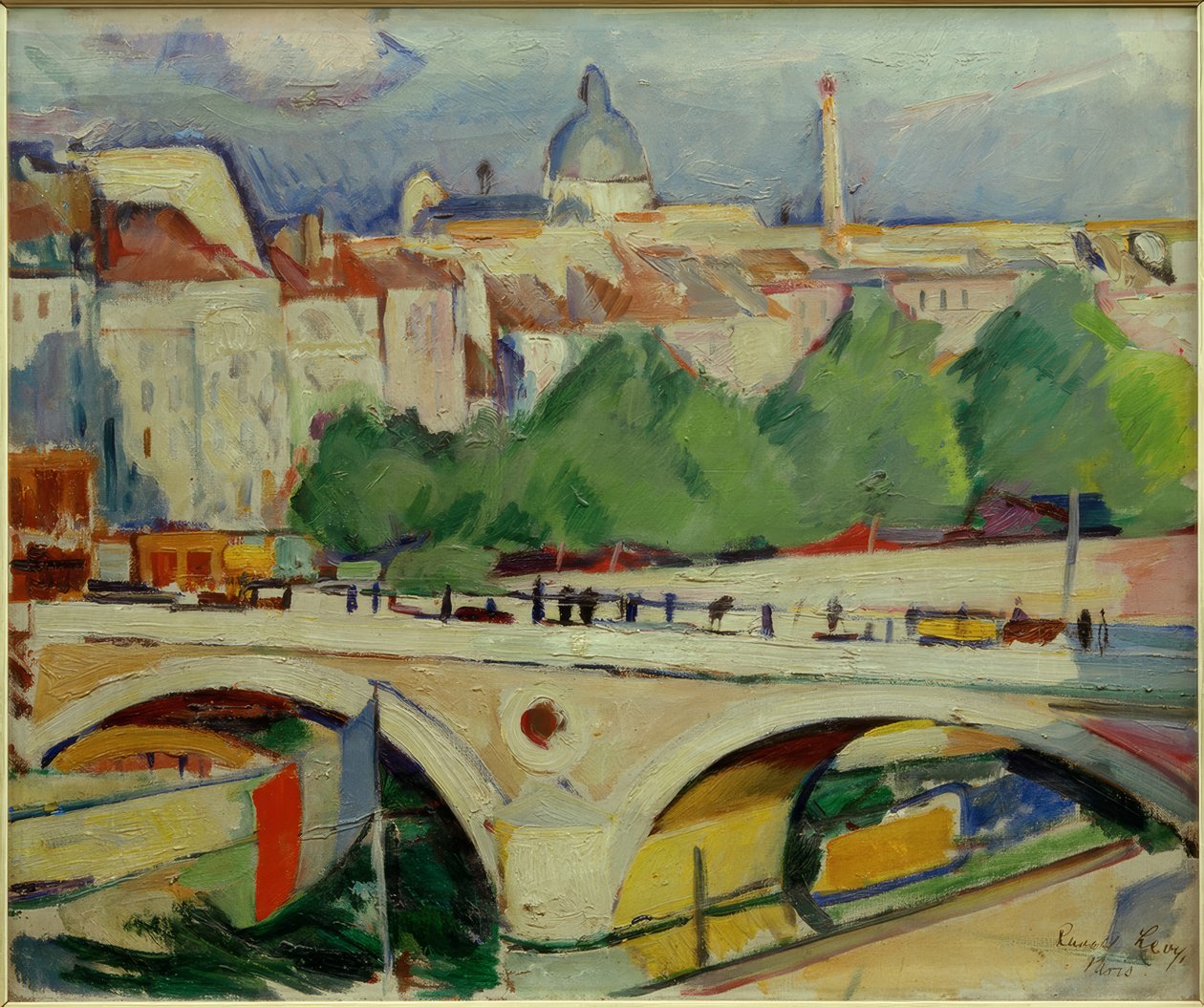 Vista do Pont Marie de Rudolf Levy