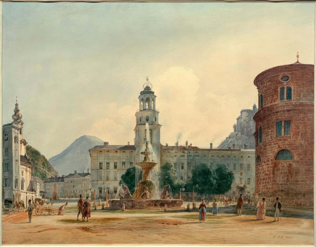 Salzburgo (Áustria), de Rudolf von Alt