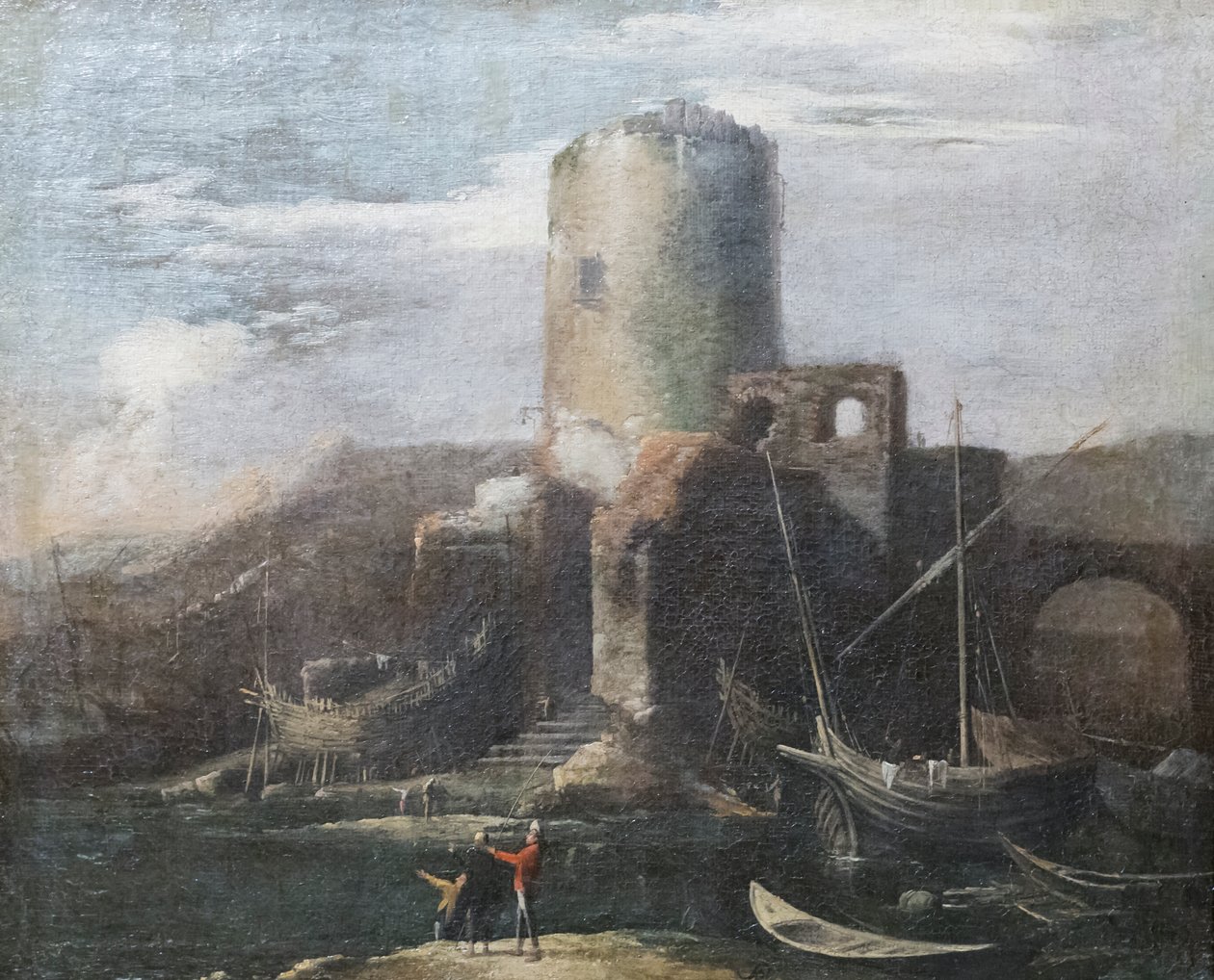 Paisagem com ruínas de Salvator Rosa