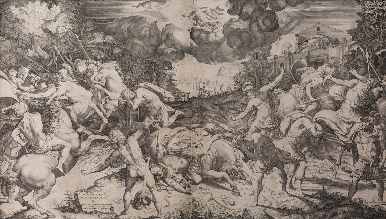 A conversão de São Paulo, 1545. de Salviati