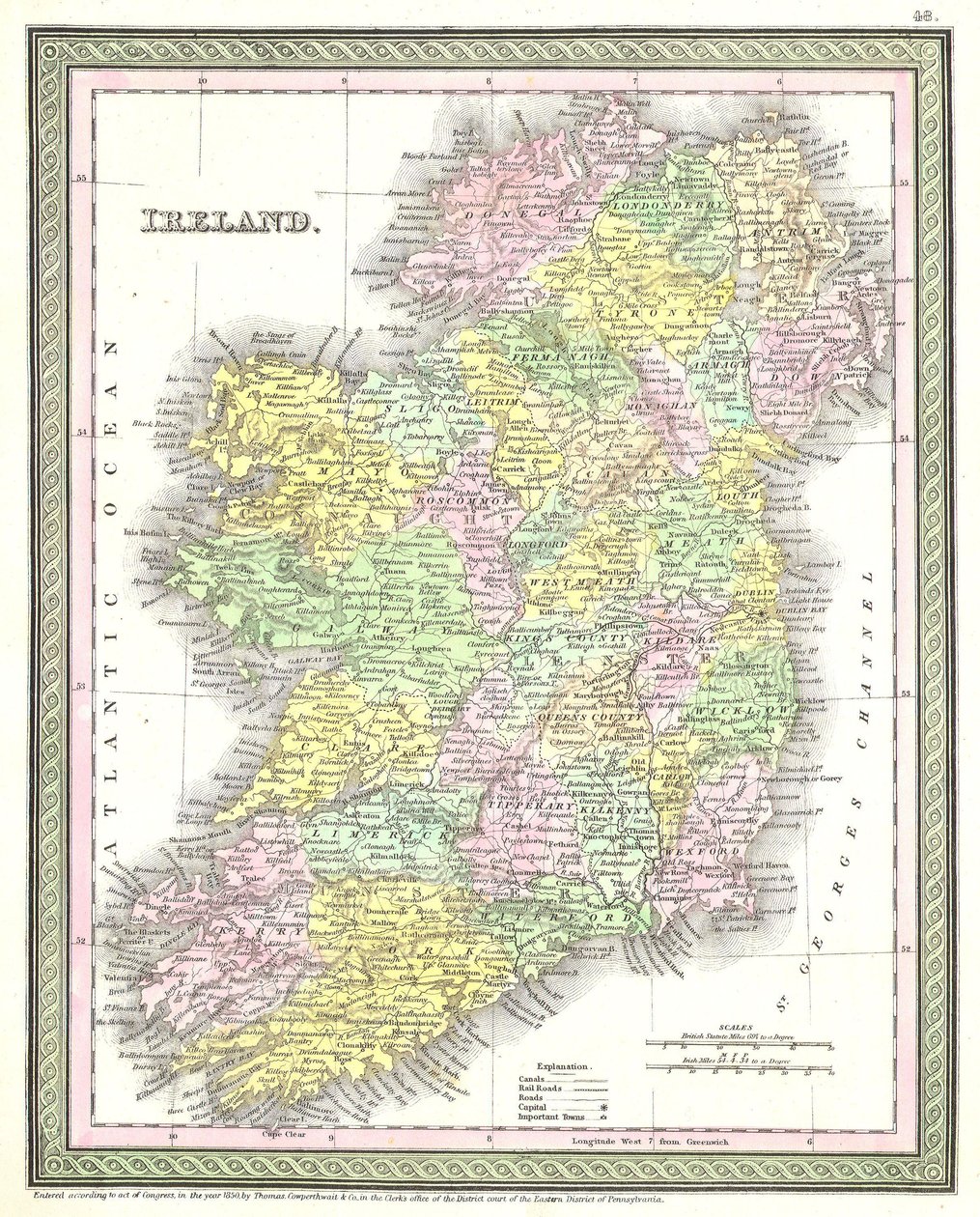 Irlanda. de Samuel Augustus Mitchell