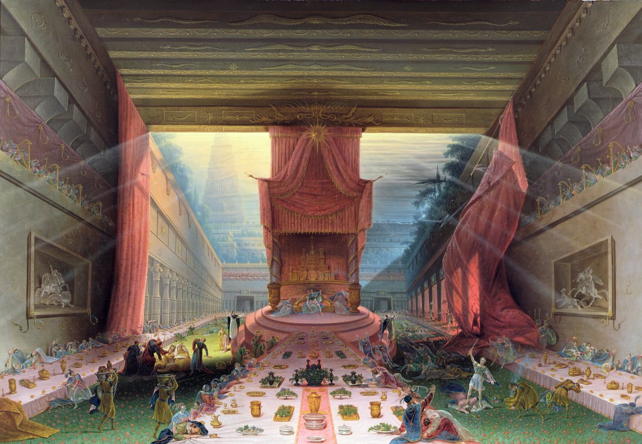 Festa de Belshazzars de Samuel Colman