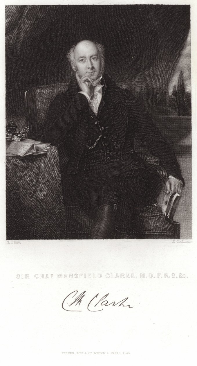 Retrato de Sir Charles Mansfield Clarke de Samuel Lane