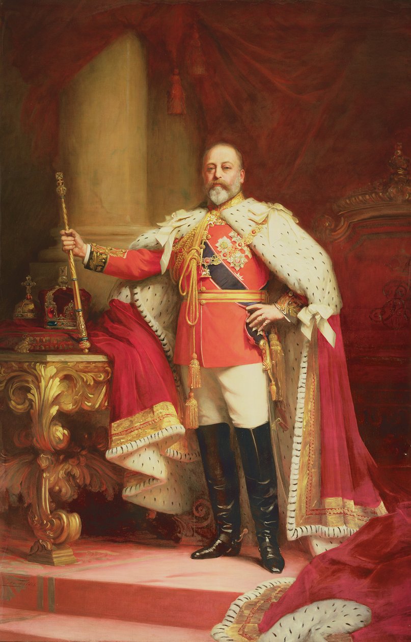 Rei Eduardo VII, 1902 de Samuel Luke Fildes