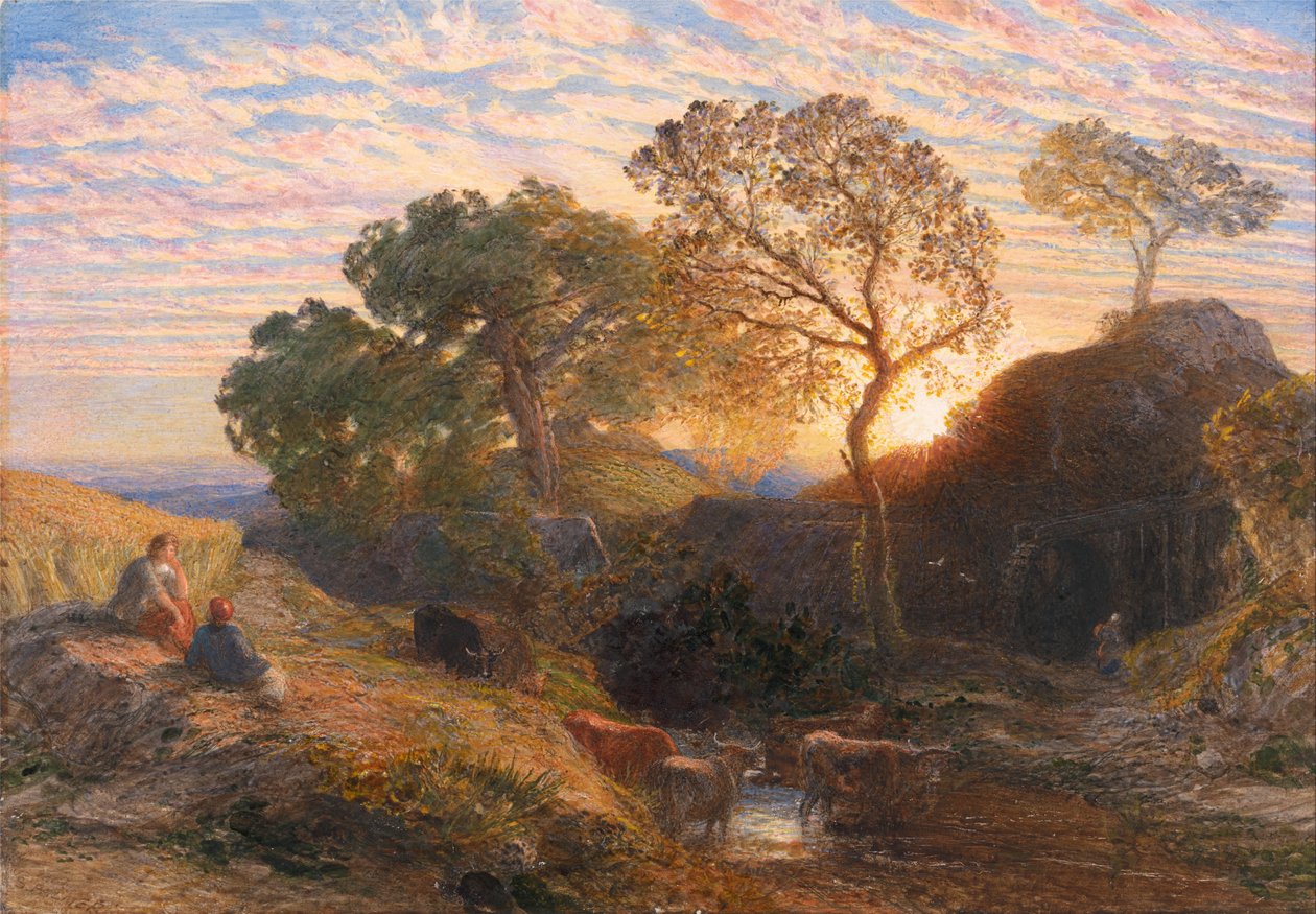 Pôr do sol de Samuel Palmer