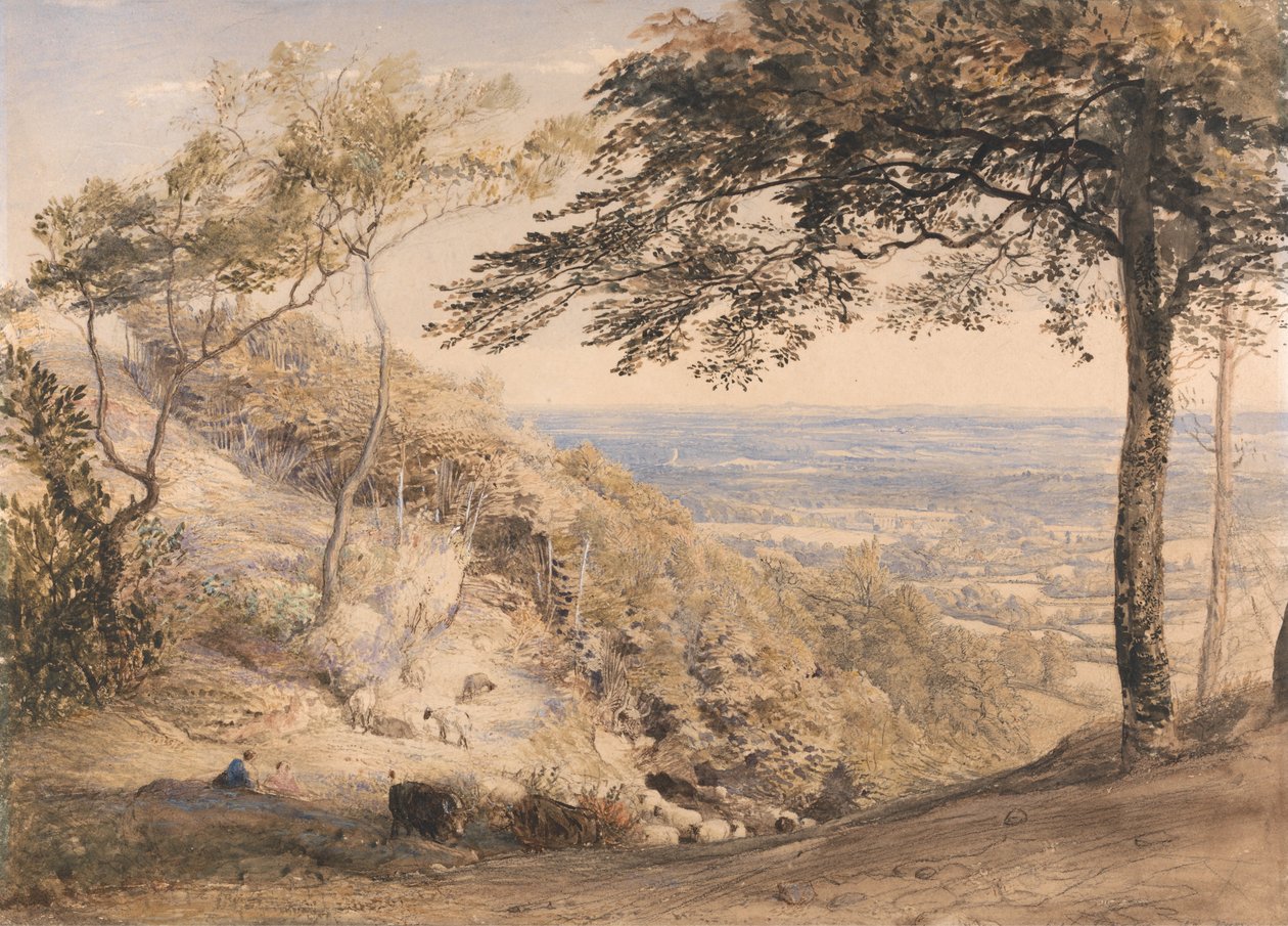 Wilmots Hill, Kent de Samuel Palmer
