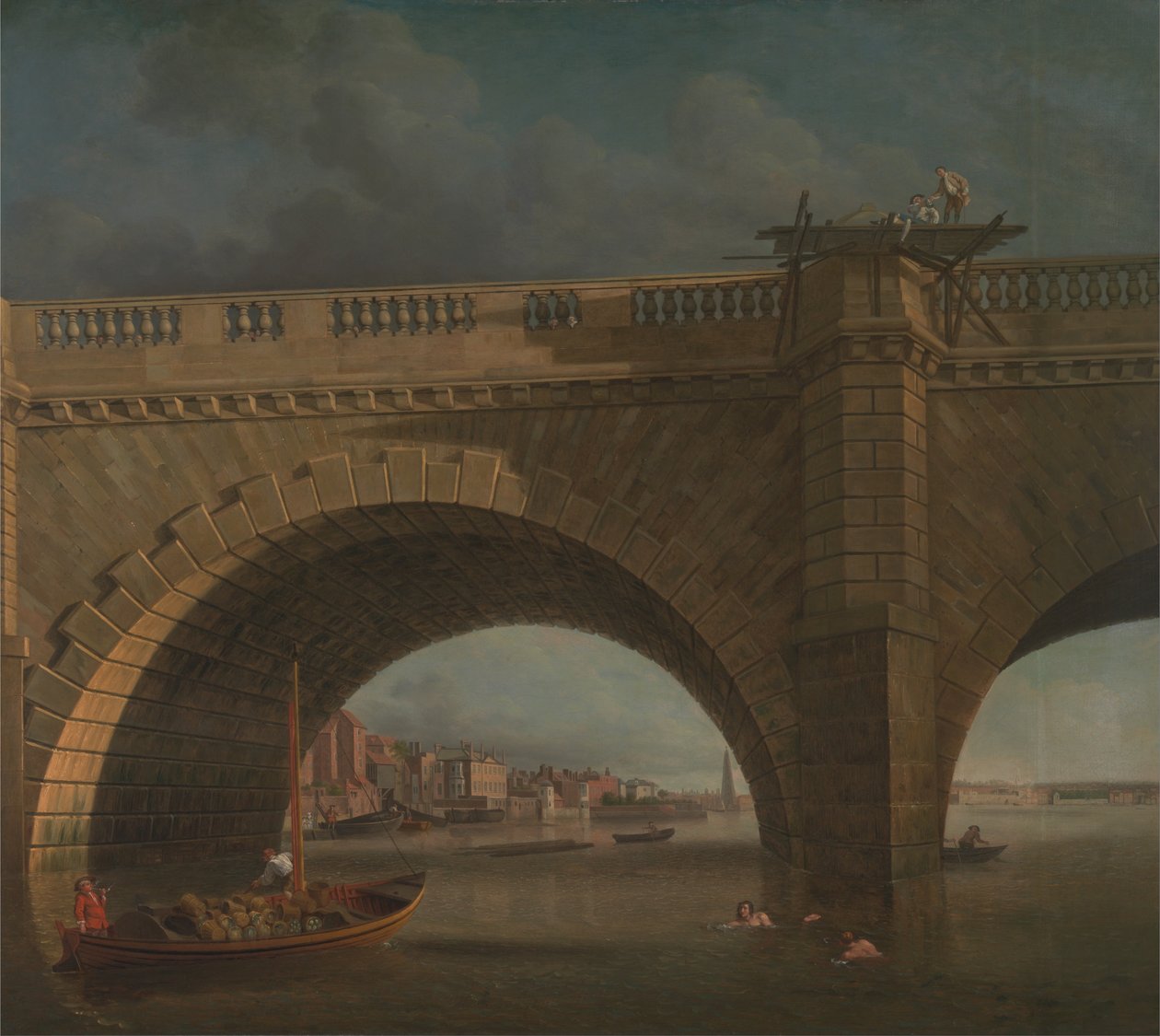 Arcos da ponte de Westminster de Samuel Scott