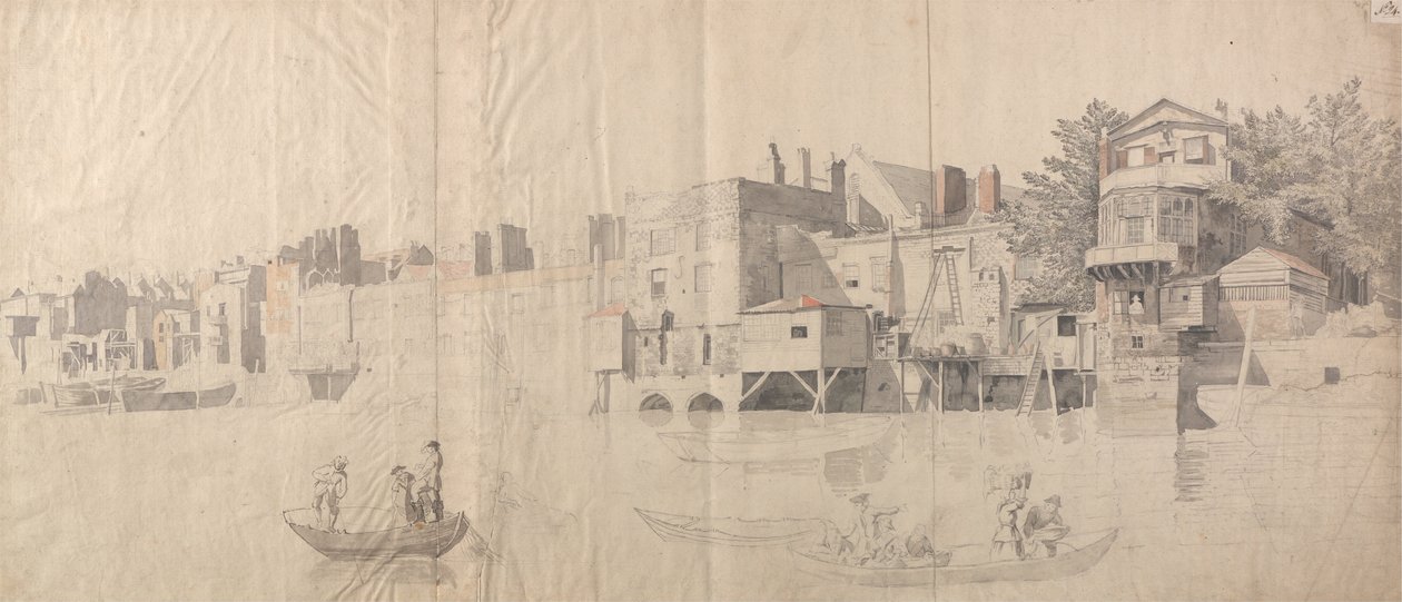 Edifícios Laterais Tamisa de Samuel Scott