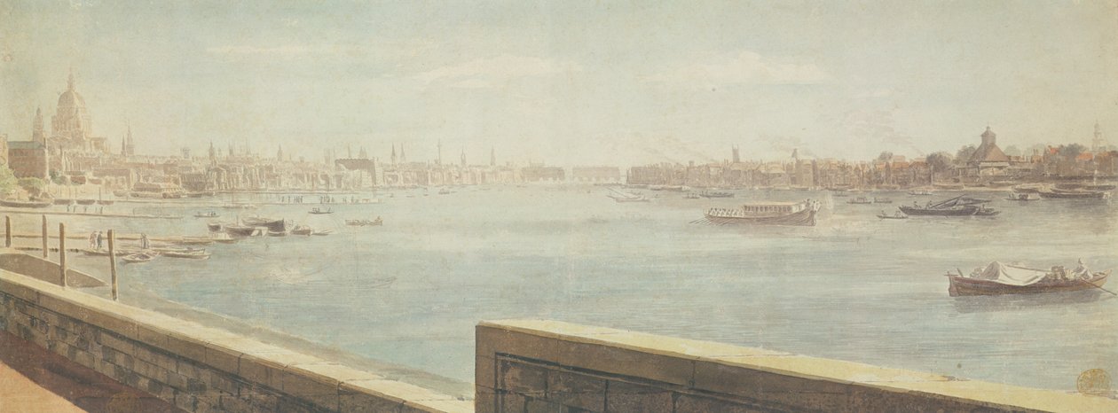 Vista, de, a, thames, londres de Samuel Scott