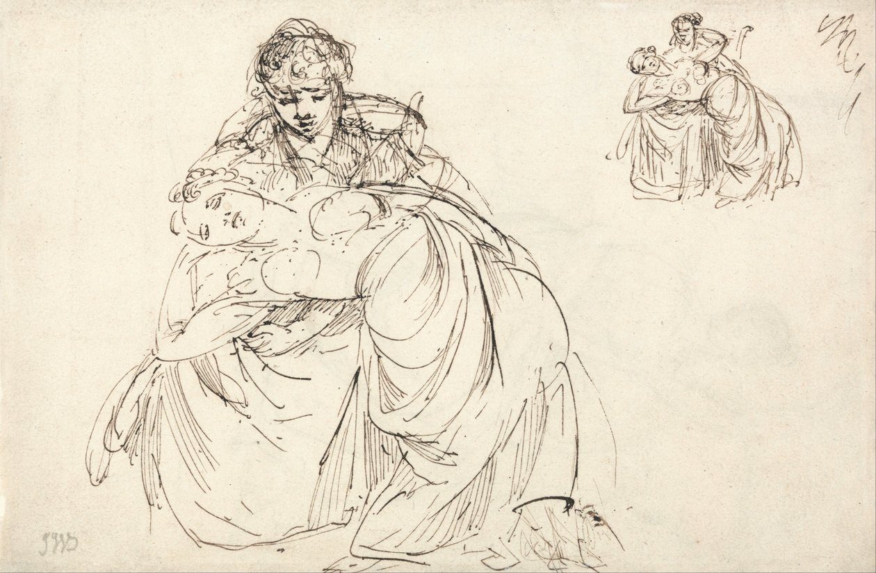Estudos de duas mulheres de Samuel Shelley