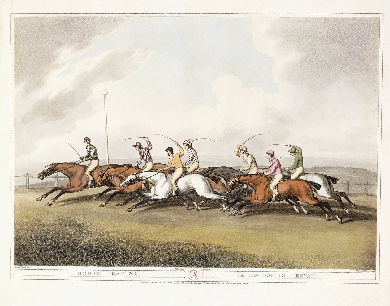 Corrida de cavalo de Samuel (after) Howitt
