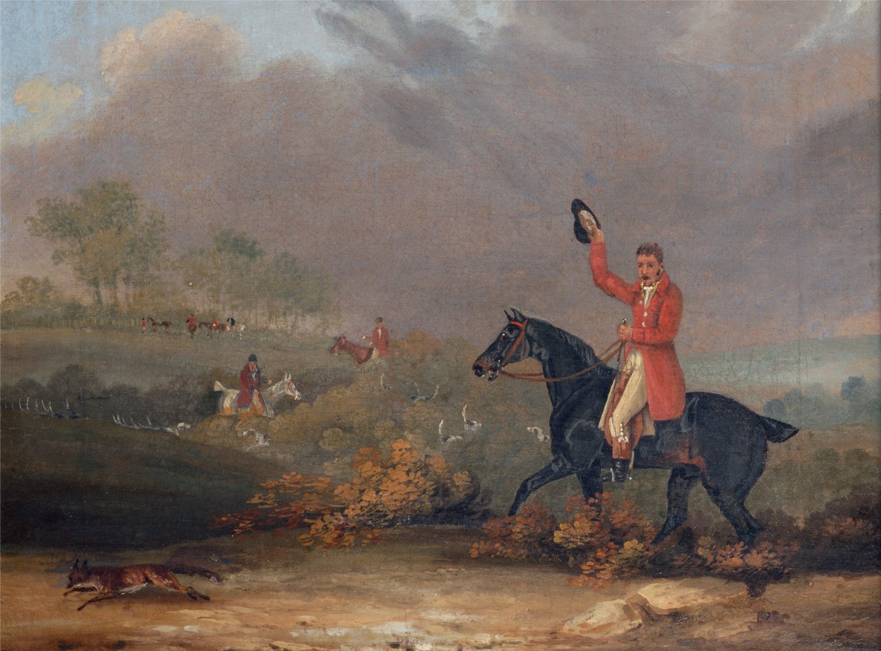 The Find (óleo sobre tela) de Samuel Alken