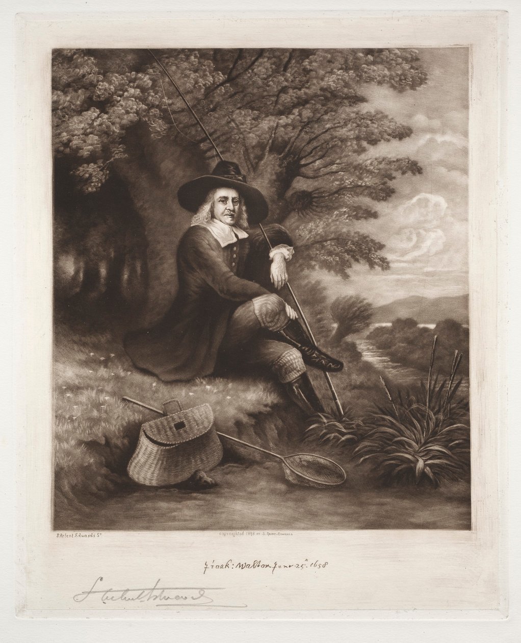 Izaak Walton, 1898. de Samuel Arlent Edwards