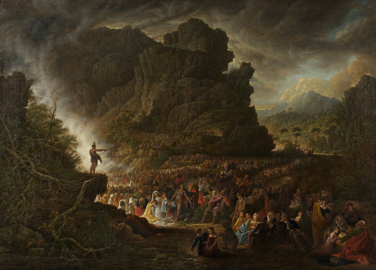 Pregação de São João no Deserto de Samuel Colman