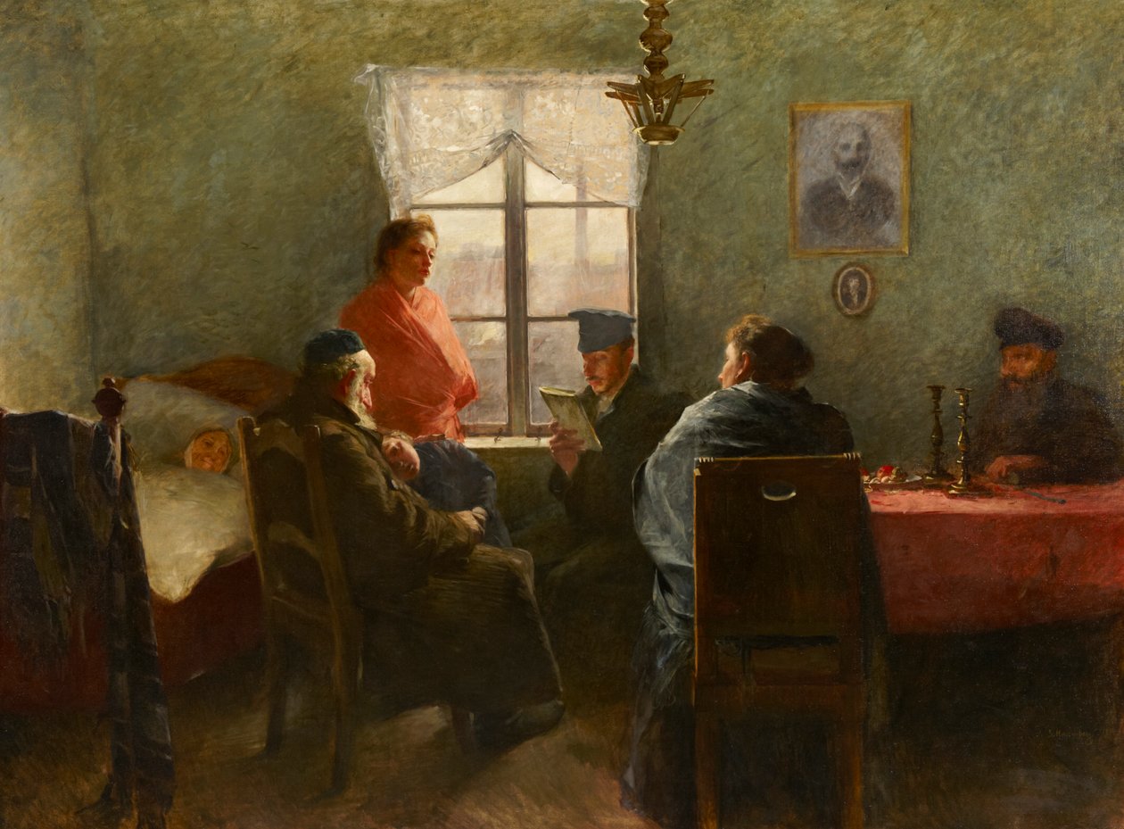 Descanso no sábado de Samuel Hirszenberg