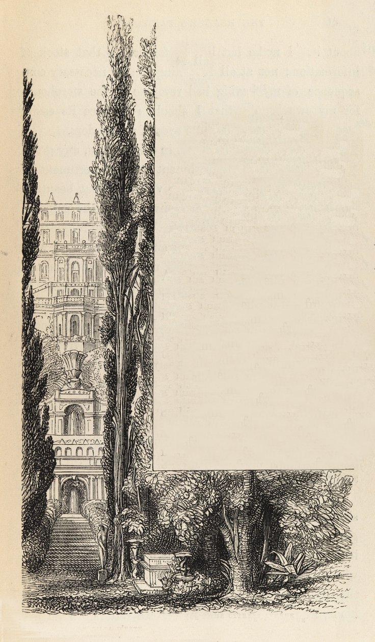 Fotos da Itália, 1846. de Samuel Palmer