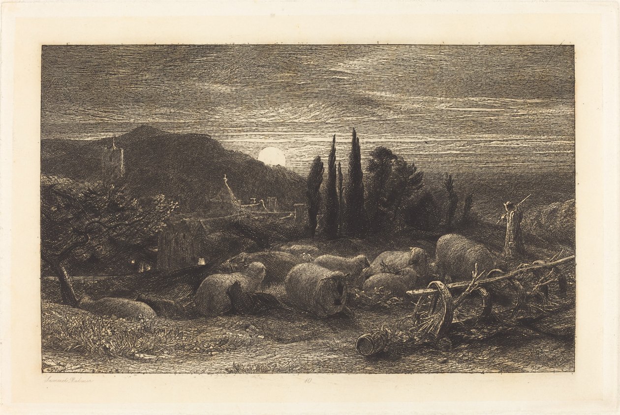 A Lua Nascente de Samuel Palmer