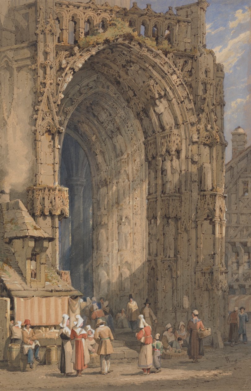 O Pórtico, Catedral de Reims de Samuel Prout
