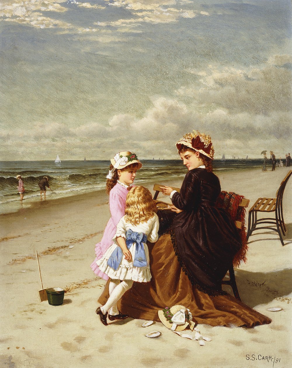 À beira-mar, 1881 de Samuel S. Carr