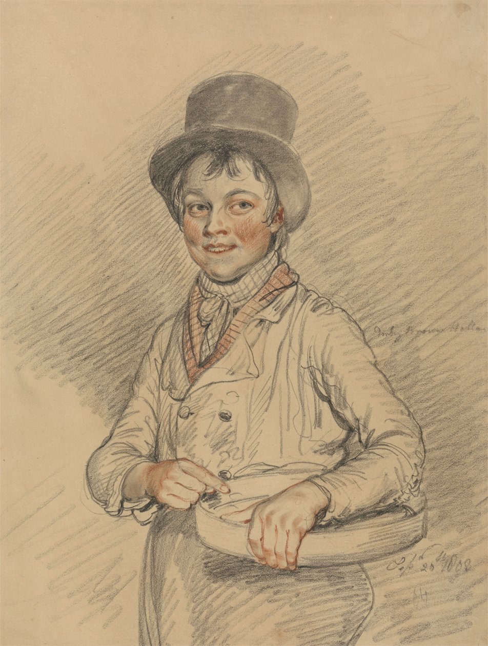 Um Rapaz com um Cesto de Samuel de Wilde