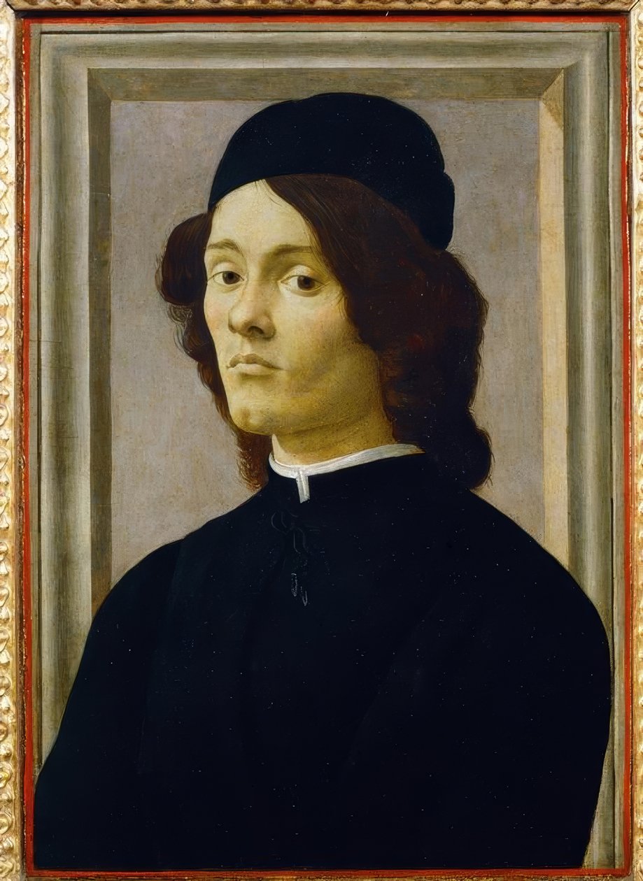 Retrato de um jovem de Sandro Botticelli