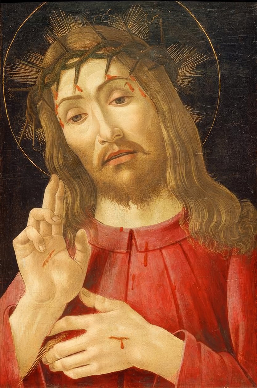 Cristo como homem dor de Sandro Botticelli