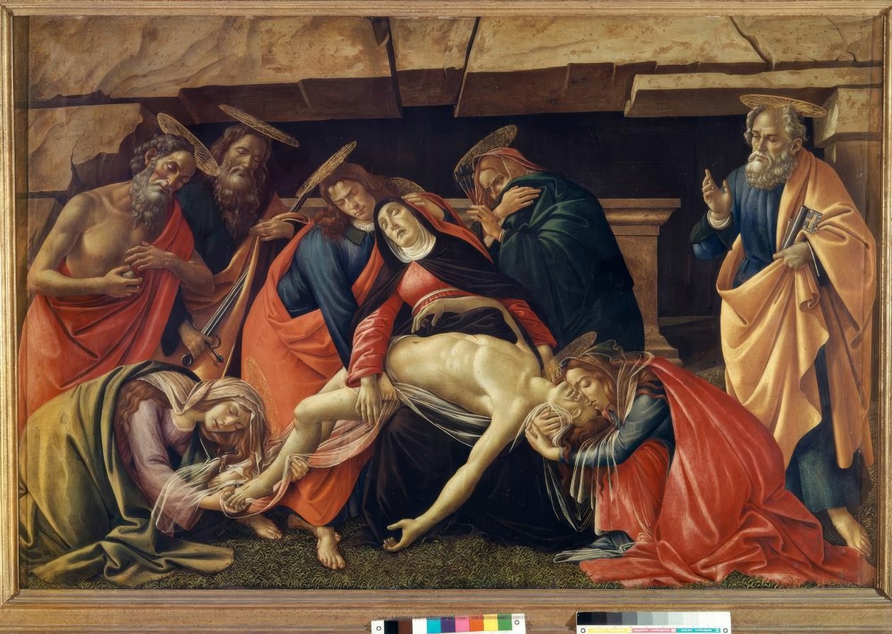 A Lamentação de Cristo de Sandro Botticelli