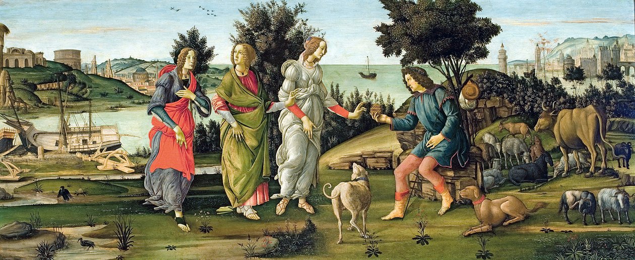 Julgamento de Paris de Sandro Botticelli