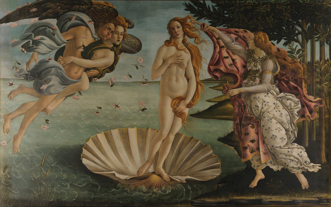 O nascimento de Vênus de Sandro Botticelli