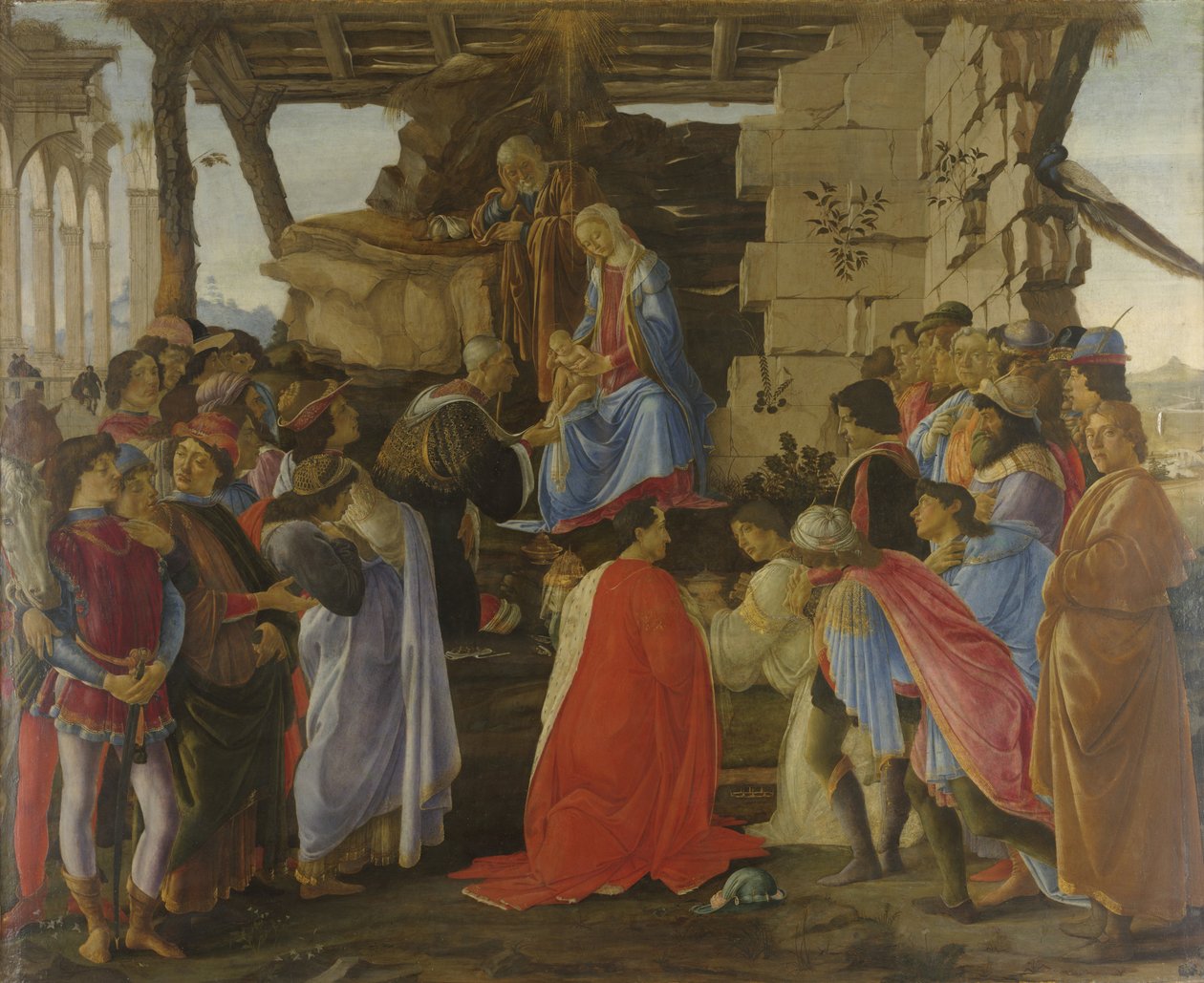A Adoração dos Magos de Sandro Botticelli