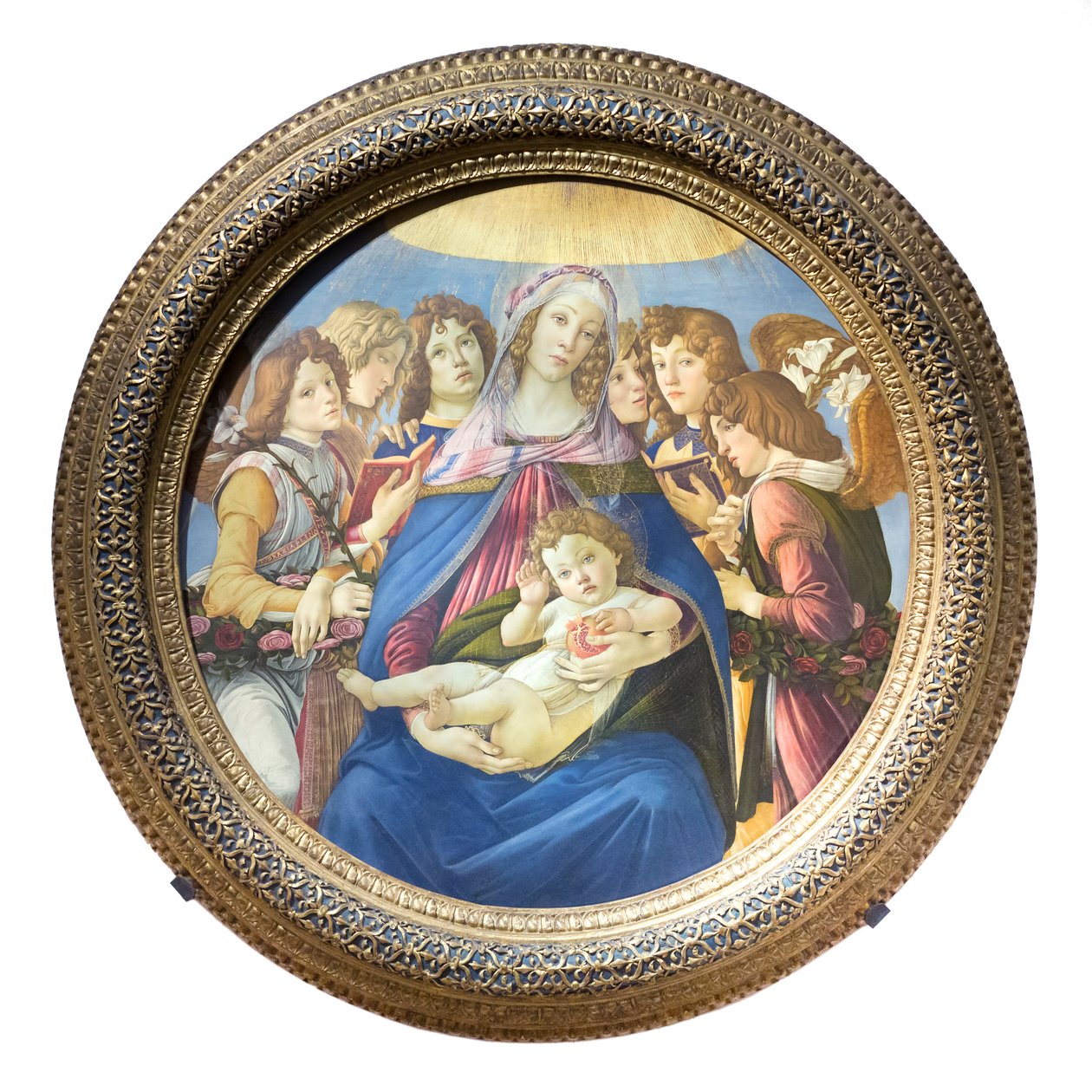 Madona da romã de Sandro Botticelli