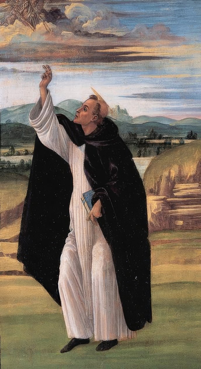 O santo Dominic de Sandro Botticelli