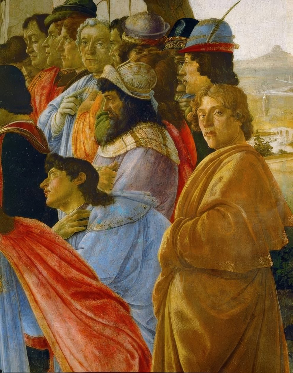 A adoração dos reis de Sandro Botticelli