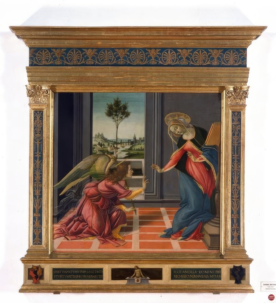 Anunciação a Maria de Sandro Botticelli