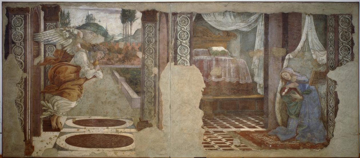 Anunciação de S.Martino de Sandro Botticelli