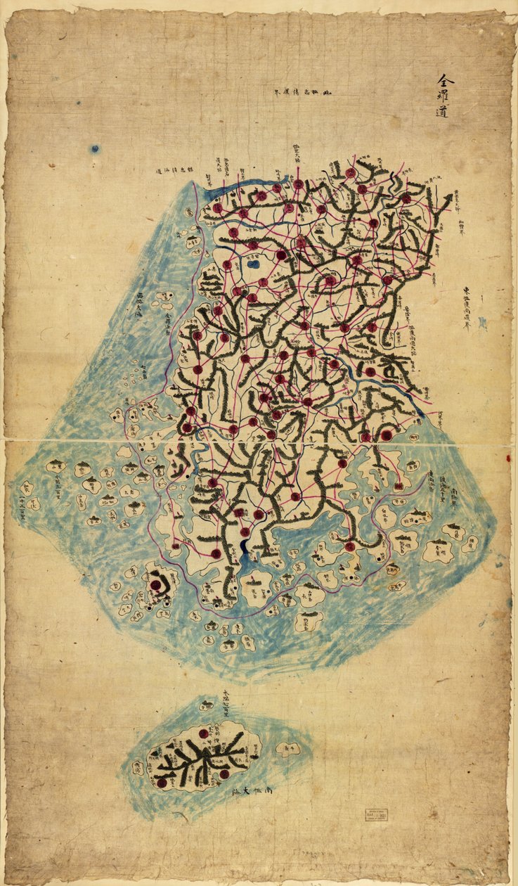 Chosŏn chido LOC 83675009-3 de Sang Gi Chŏng