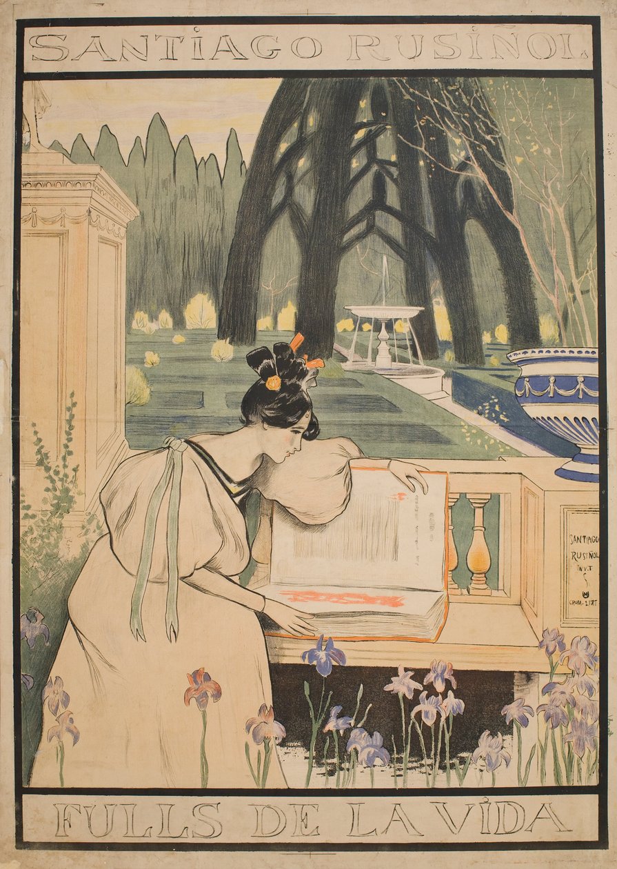 Folhas da vida de Santiago Rusiñol