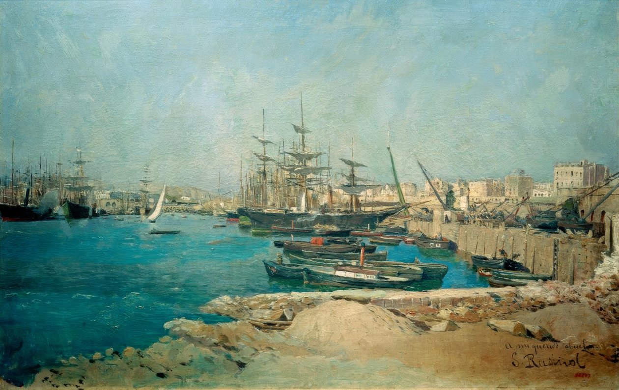 Barcelona, porto de Santiago Rusiñol