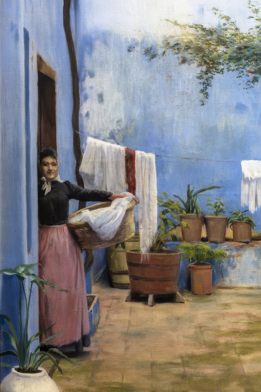 O pátio azul de Santiago Rusiñol