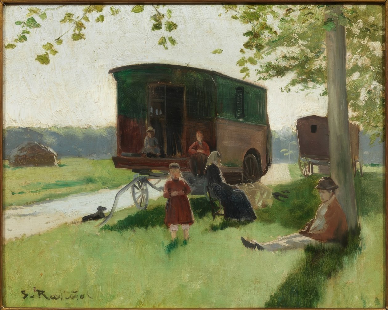 Carruagens de camionistas de Santiago Rusiñol