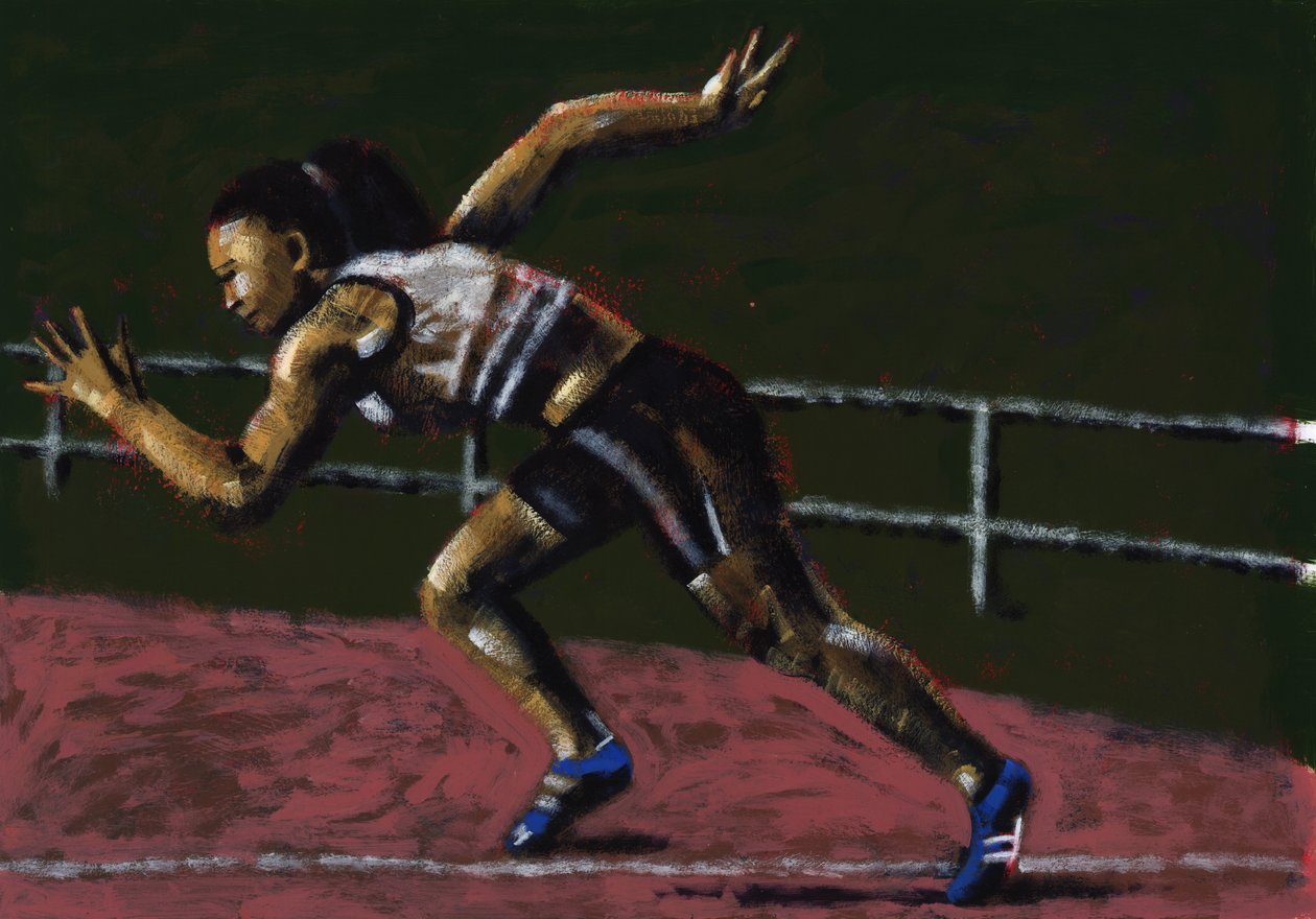 Início, 2009 (acrílico) de Sara Hayward