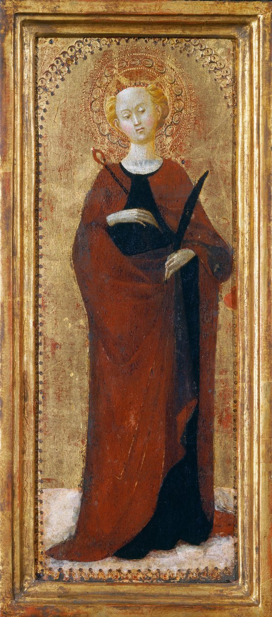 Santa Apolônia, c. 1435. de Sassetta