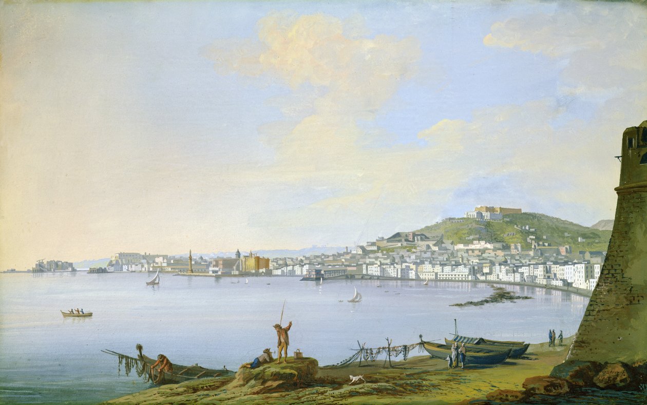 Vista de Nápoles de Saviero Xavier della Gatta