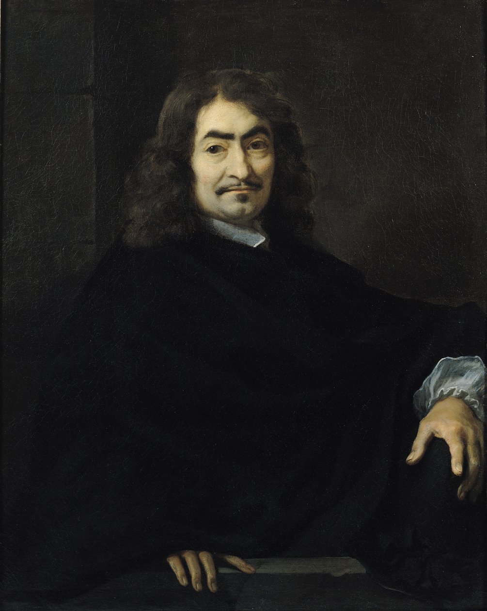 Retrato, presume-se ser René Descartes (1596-1650) de Sébastien Bourdon