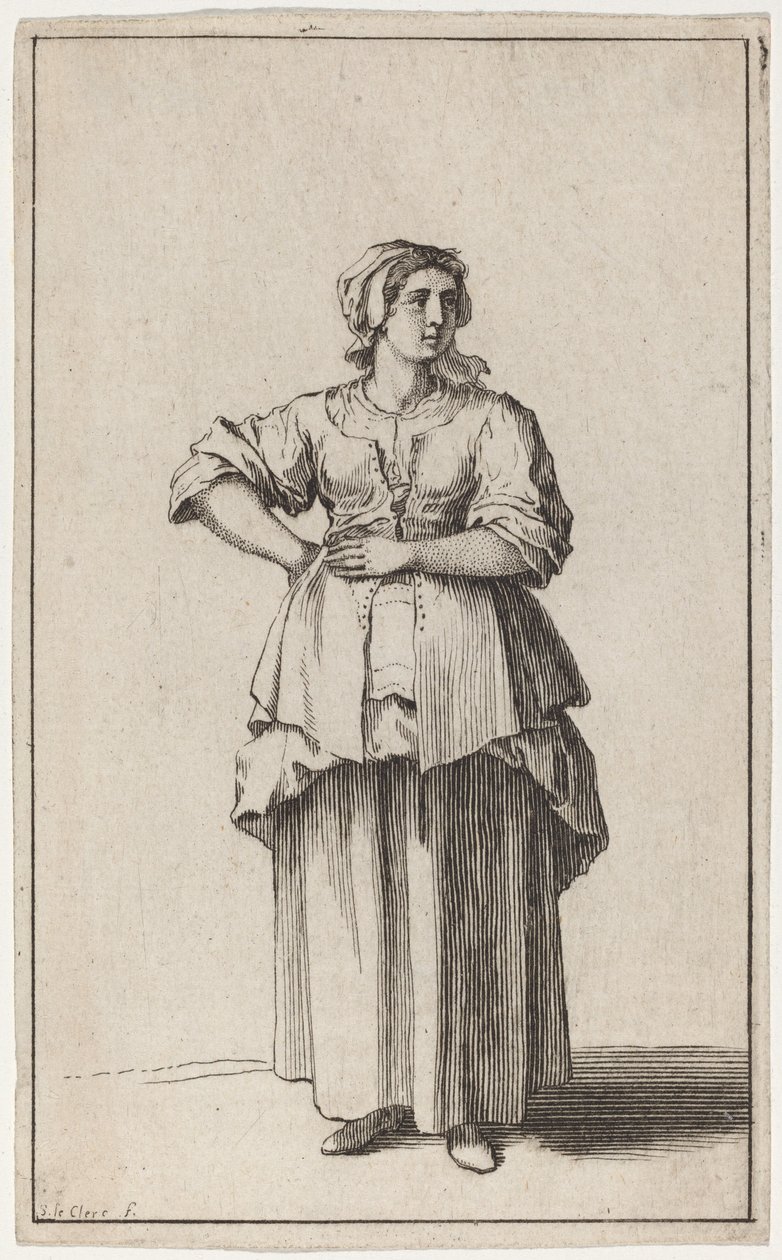 Serva de pé de Sébastien Le Clerc the elder