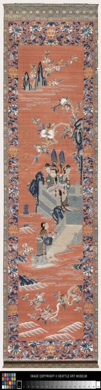 Runner (pano com bordado) de School Chinese